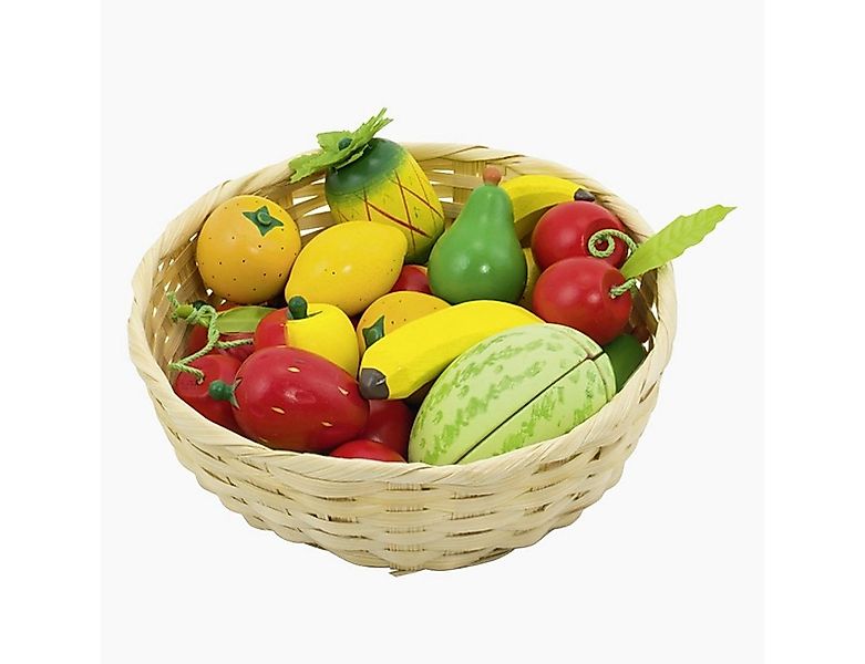 goki Kinder-Küchenset Obst im Korb, (packung, 23-tlg., Anzahl-Teile: 23), b günstig online kaufen