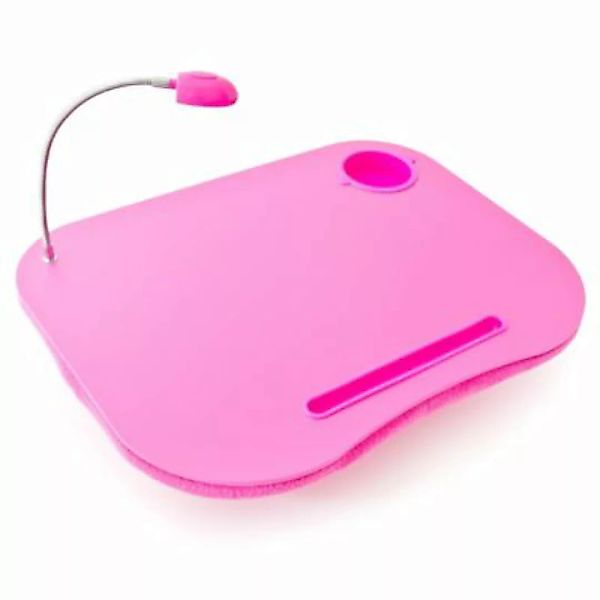 relaxdays Laptopkissen mit Licht pink rosa günstig online kaufen