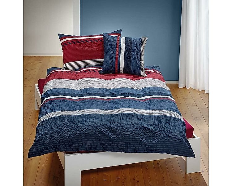 TRAUMSCHLAF Bettwäsche Mick, Seersucker, 2 teilig, ideale Sommerbettwäsche günstig online kaufen