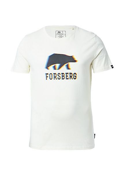 FORSBERG T-Shirt mit schwarzem Anaglyph-Logo günstig online kaufen