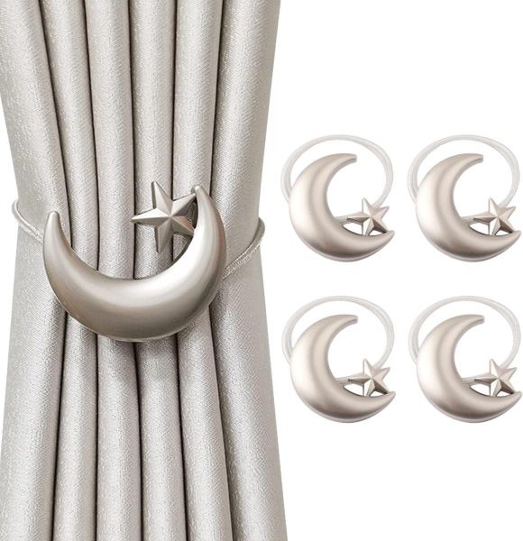Coonoor Raffhalter Magnetische Vorhang-Raffhalter,dekorative Vorhanghalter günstig online kaufen