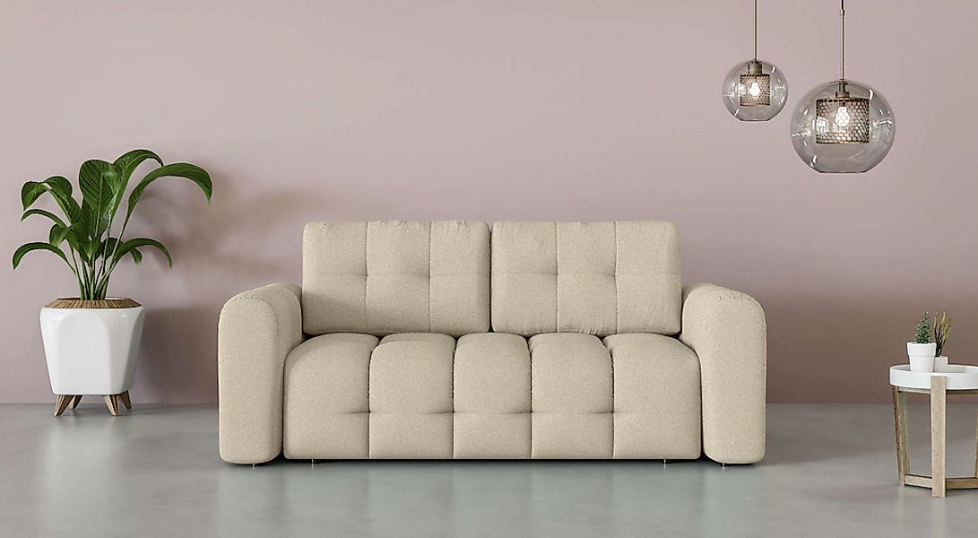 OTTO home 2-Sitzer "Manilla, trendige Steppung, 2 Rückenkissen, B/T/H 195/1 günstig online kaufen