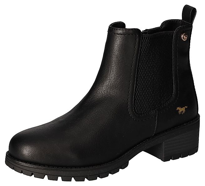 Mustang Shoes Chelseaboots, Stiefelette, Blockabsatz, mit günstig online kaufen