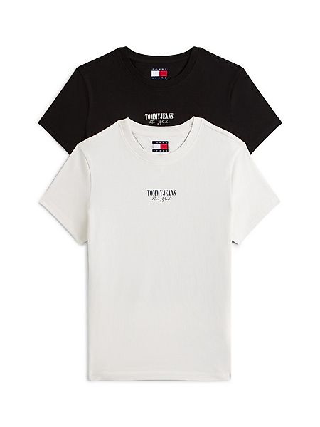 Tommy Jeans Kurzarmshirt TJW 2PACK ESSENTIAL LOGO 2 TEE (Packung, 2-tlg) günstig online kaufen