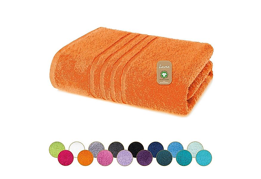 Lavea Badetuch Bali Duschtuch 100x150 cm Duschtuch 70x140 cm, Weiches Bio-B günstig online kaufen