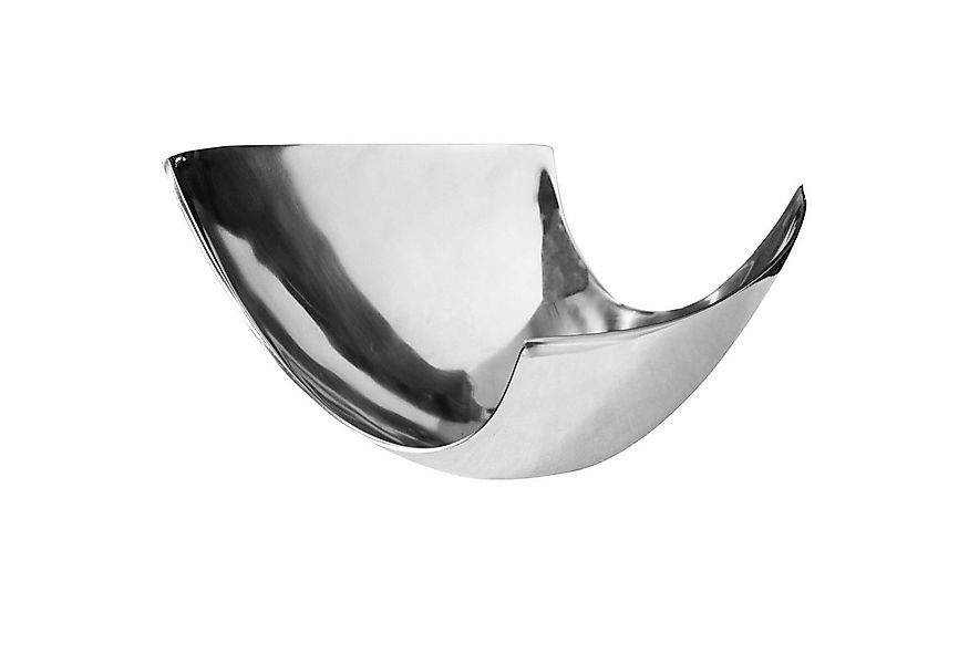 riess-ambiente Dekoschale ABSTRACT 24cm silber, Aluminium günstig online kaufen