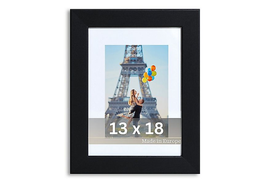 Victor (Zenith) Bilderrahmen Richter, Bilderrahmen Schwarz 13x18 cm mit 10x günstig online kaufen