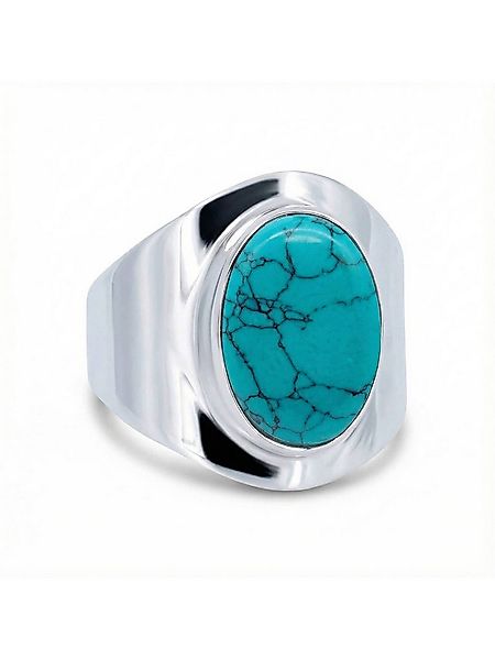 mantraroma Silberring RAHMAT aus 925 Silber mit Türkis (Ring mit Schmuckbeu günstig online kaufen