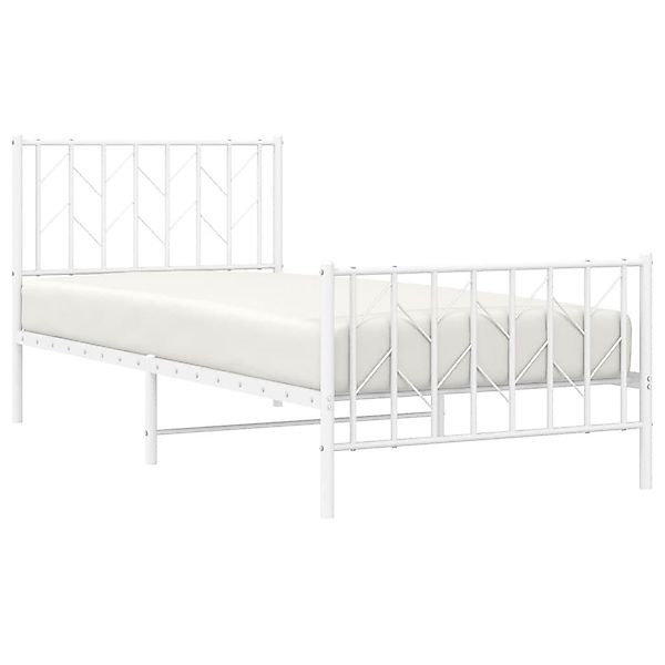 vidaXL Bett Bettgestell mit Kopf- und günstig online kaufen