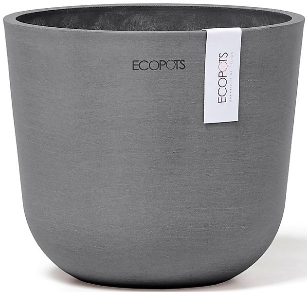 ECOPOTS Blumentopf Oslo Mini 16 Grau, günstig online kaufen