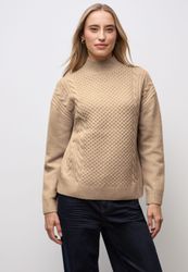 STREET ONE Strickpullover mit Strick-Detail günstig online kaufen