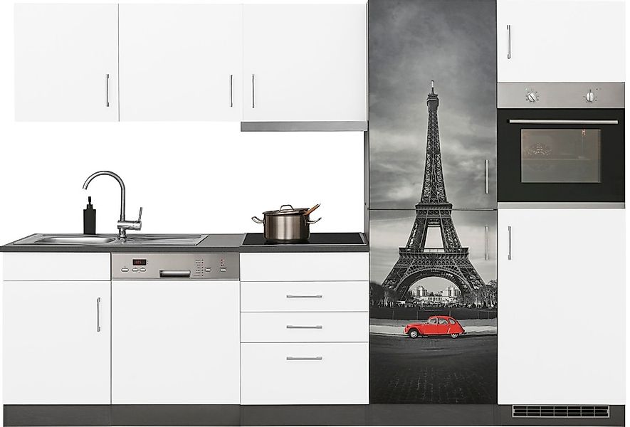 KOCHSTATION Küchenzeile "KS-Paris – Küchen mit einzigartigen Fotomotiven au günstig online kaufen