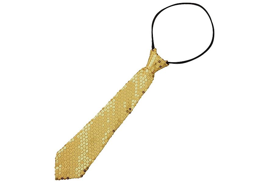 dressforfun Kostüm Pailletten-Krawatte, Schmale Unisex-Krawatte in Einheits günstig online kaufen