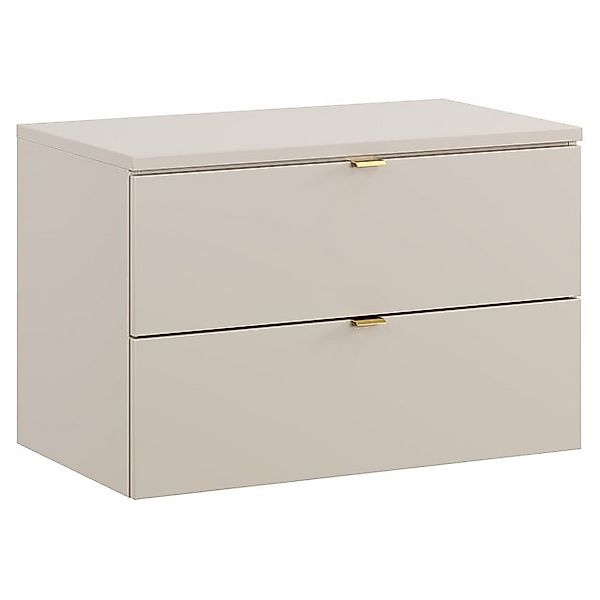 Lomadox Waschbeckenschrank DURANGO-56 Waschtischunterschrank 80cm, kaschmir günstig online kaufen