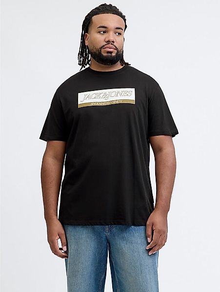 Jack & Jones PlusSize T-Shirt JORINWOOD BLOCK BRANDING TEE SS CN PLS günstig online kaufen
