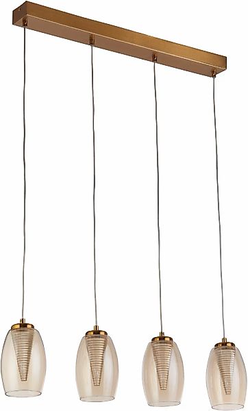 Searchlight LED-Hängeleuchte »Hängeleuchte Cyclone, 4-flammig«, 4 flammig, günstig online kaufen