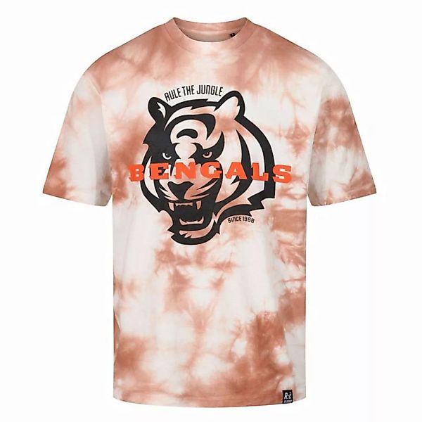 Recovered Print-Shirt Cincinnati Bengals - NFL - Tie-Dye Relaxed T-shirt, T günstig online kaufen