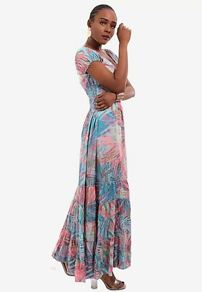 YC Fashion & Style Maxikleid Damen Maxikleid Bohemian Kleid mit Carmen Auss günstig online kaufen