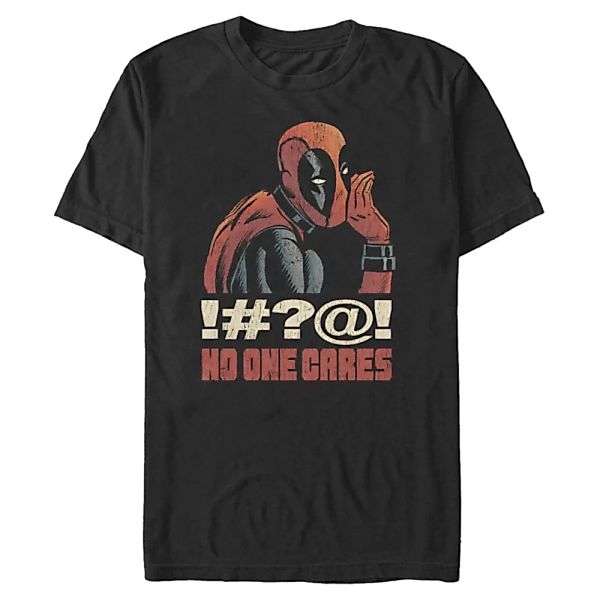 Marvel - Deadpool - Deadpool No One Cares - Männer T-Shirt günstig online kaufen