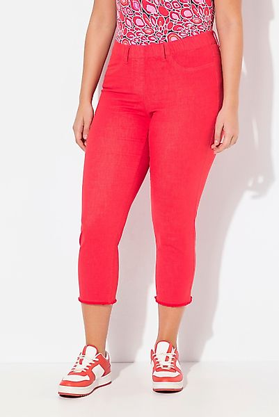 Ulla Popken 7/8-Hose 7/8-Hose Sienna Fransensaum günstig online kaufen