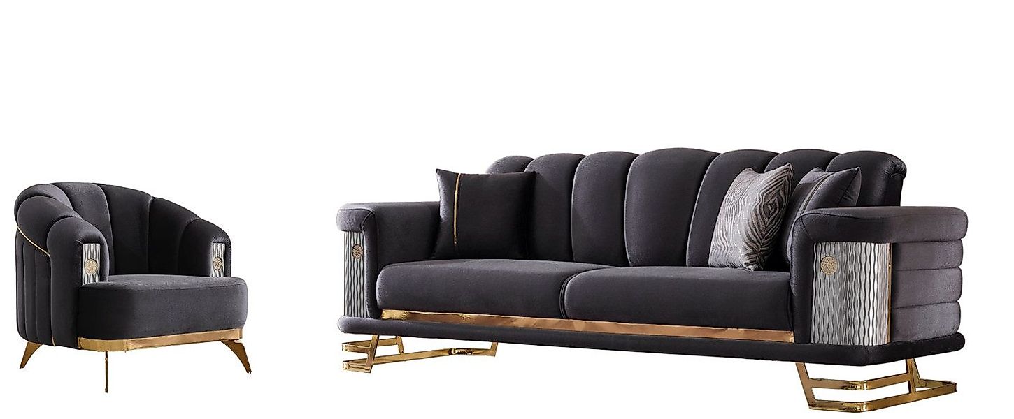 Villa Möbel Polstergarnitur Zeon, (Set, Set günstig online kaufen
