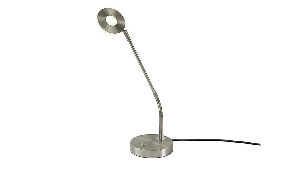 Fischer-Honsel LED-Schreibtischleuchte  Nickel-matt mit Dimmer   ¦ silber ¦ günstig online kaufen