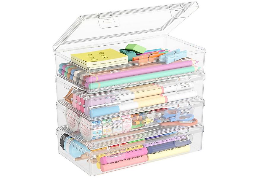 Lifewit Aufbewahrungsbox Stiftebox mit Snap-Dicht Deckel, Hochwertiges Kuns günstig online kaufen