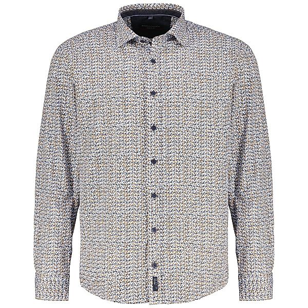 CASA MODA Freizeithemd mit Allover-Print Farbe blau Größe: 6XL günstig online kaufen