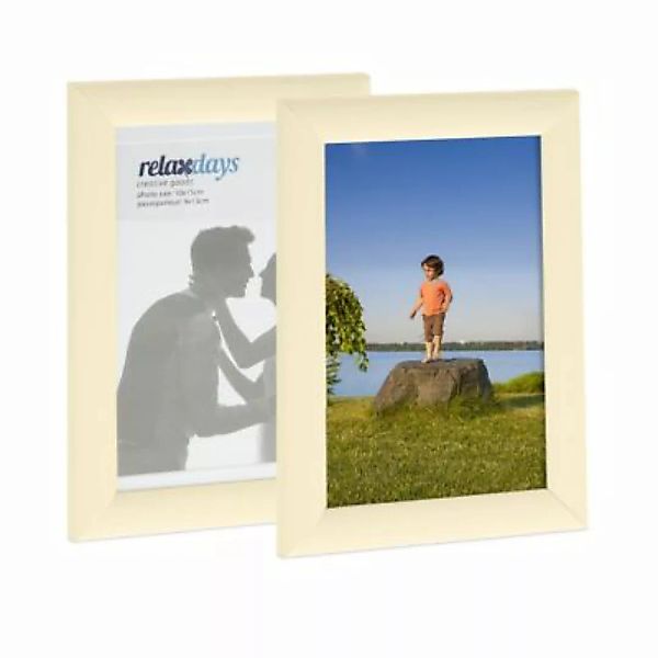 relaxdays Bilderrahmen 10 x 15 im 2er Set natur günstig online kaufen