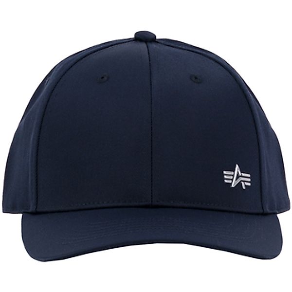 Alpha Industries  Schirmmütze Metal Label Cap - rep blue/chrome günstig online kaufen