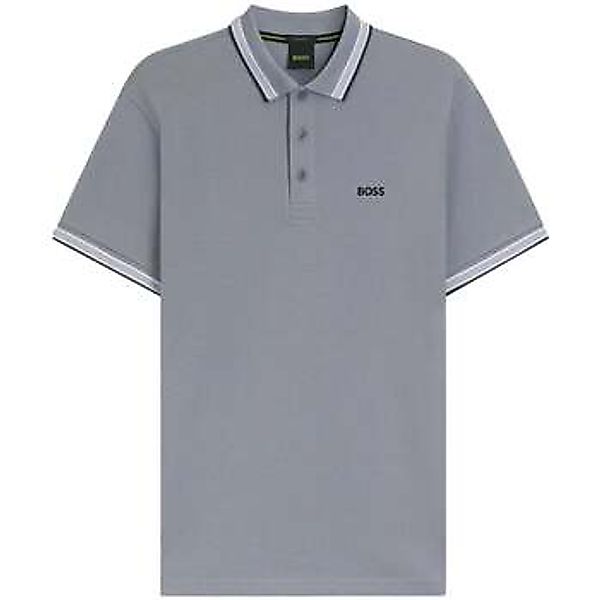 BOSS  Poloshirt Paddy Piqué Polo Shirt Grey günstig online kaufen