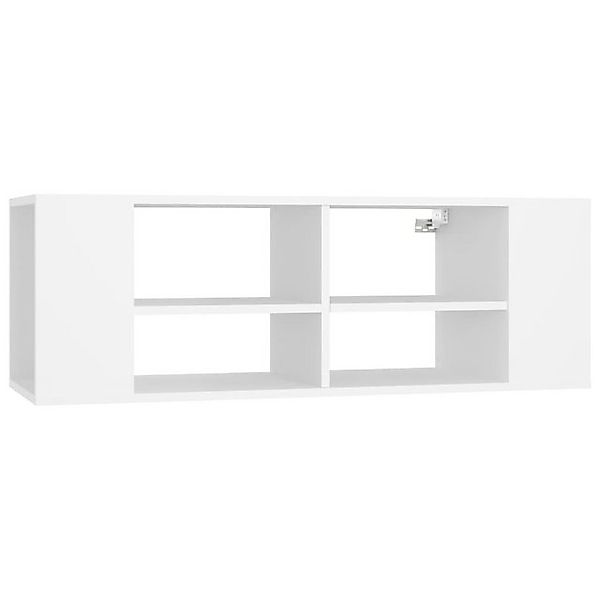 furnicato TV-Schrank TV-Wandschrank Weiß 102x35x35 cm Holzwerkstoff (1-St) günstig online kaufen