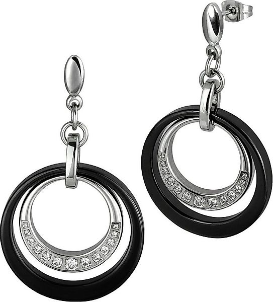 Amello Paar Ohrhänger Amello Ohrringe Edelstahl Keramik (Ohrhänger), Damen günstig online kaufen