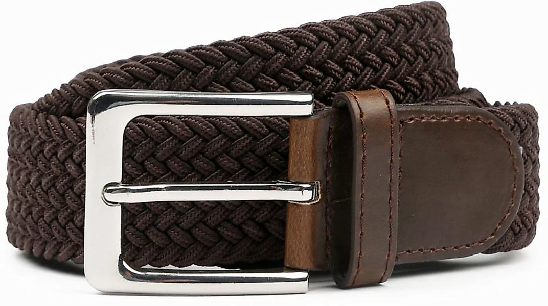 Geflochtener Gürtel Braun - Größe 95 günstig online kaufen