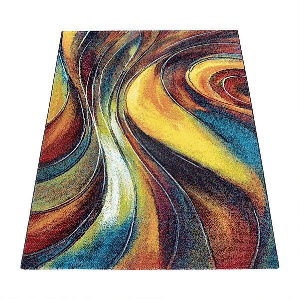 Paco Home Teppich "Canvas 902" rechteckig 16 mm Höhe Kurzflor, modernes Des günstig online kaufen