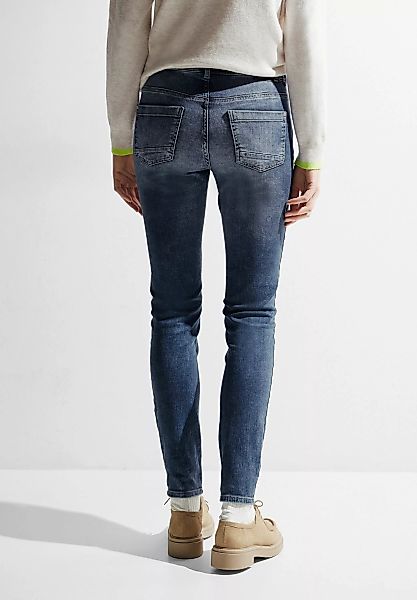 Cecil Slim-fit-Jeans Vicky Authentic in mittelblauer Waschung günstig online kaufen