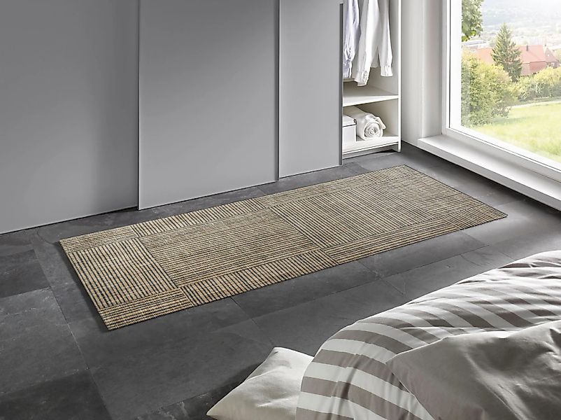 wash+dry by Kleen-Tex Läufer »Canvas«, rechteckig, 9 mm Höhe, Schmutzfanglä günstig online kaufen