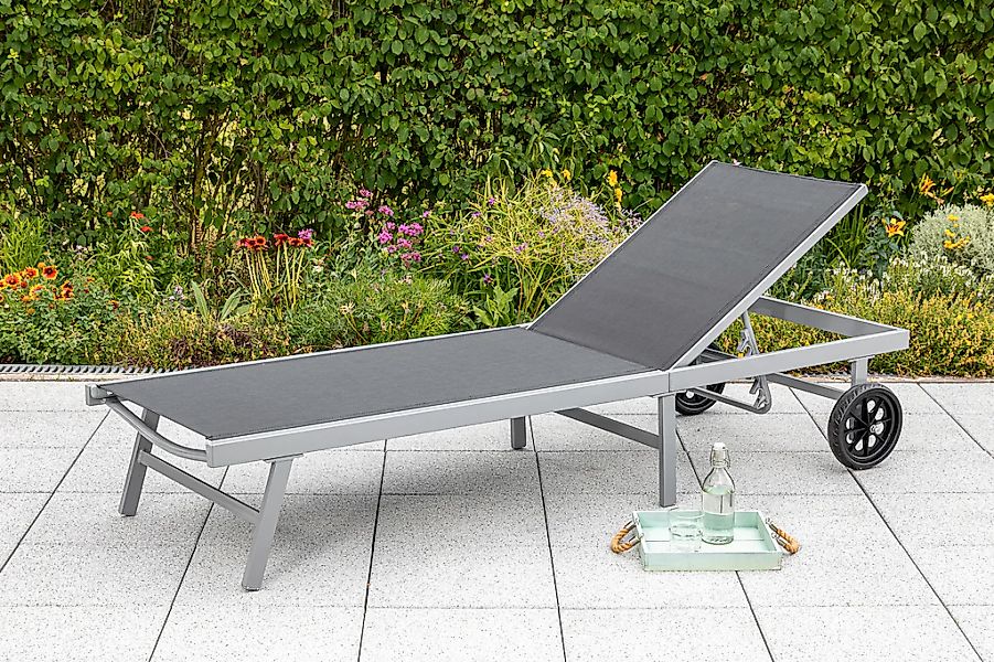 MERXX Gartenliege, Alu/Textil, verstellbar günstig online kaufen
