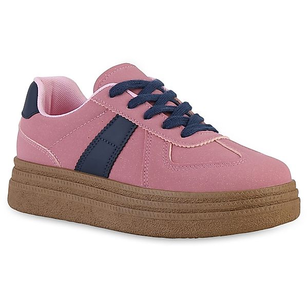 VAN HILL 841532 Plateausneaker Damen Plateau Sneaker Schnürer Basic Freizei günstig online kaufen
