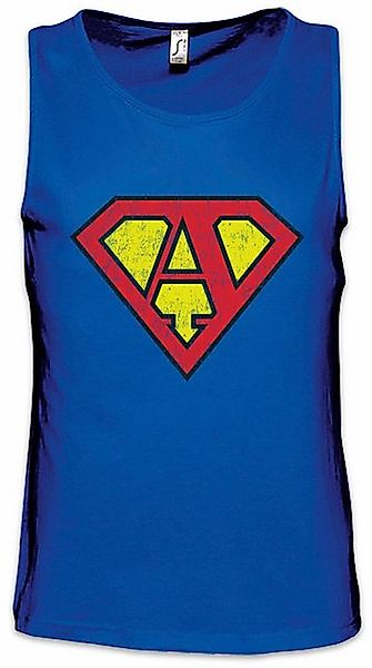 Urban Backwoods Tanktop Super A Ärmelloses T-Shirt Buchstabe Initialen Vorn günstig online kaufen