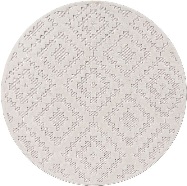 Paco Home Teppich Livorno 672, rund, günstig online kaufen
