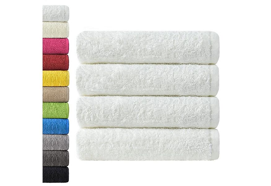 NatureMark Duschtuch 4er-Sparpack Frottier Duschtücher 70x140cm, 100% Baumw günstig online kaufen
