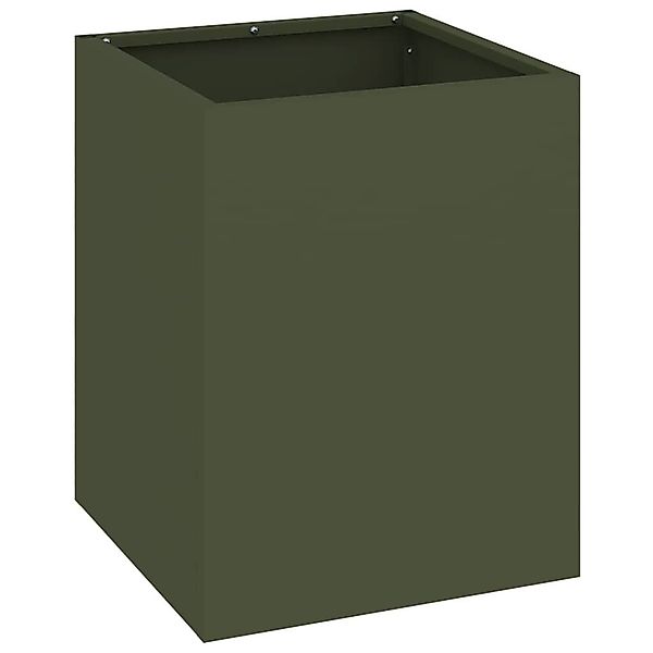 vidaXL Blumentopf Gartenblumentopf Olivgrün 32 x günstig online kaufen