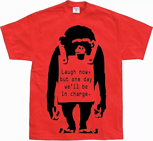 BANKSY T-Shirt Laugh Now T-Shirt günstig online kaufen