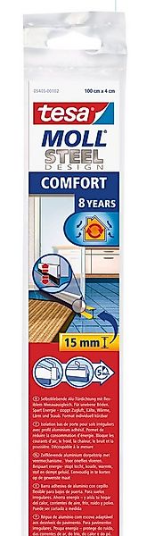 tesa Türbodendichtung tesamoll Türdichtung COMFORT - 1 m : 40 mm, (Packung, günstig online kaufen