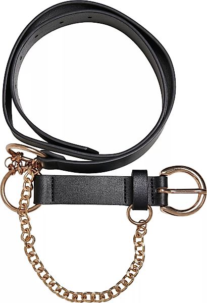 URBAN CLASSICS Hüftgürtel "Accessoires Synthetic Leather Belt With Chain" günstig online kaufen