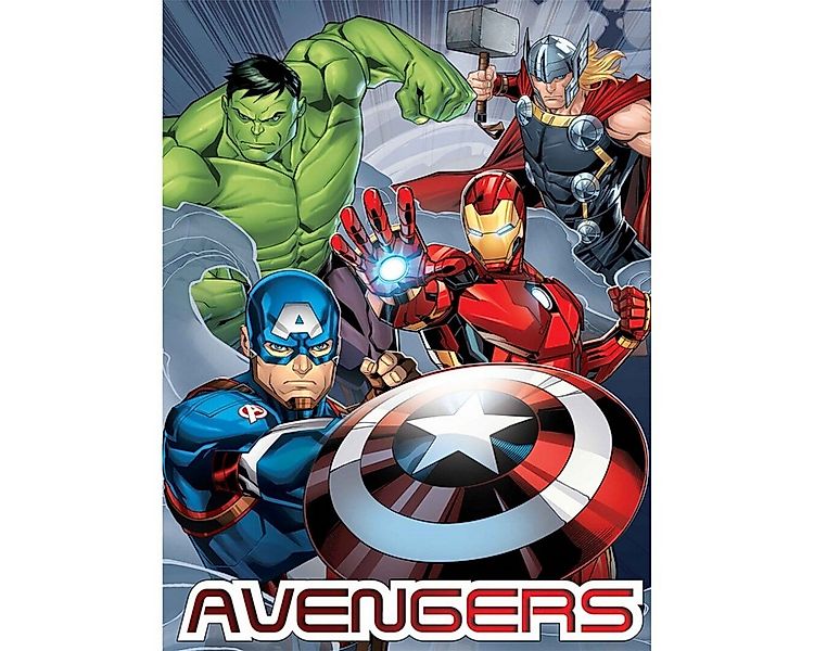 Wohndecke Marvel Avengers Kuscheldecke Flanelldecke 110x150 cm weich & warm günstig online kaufen