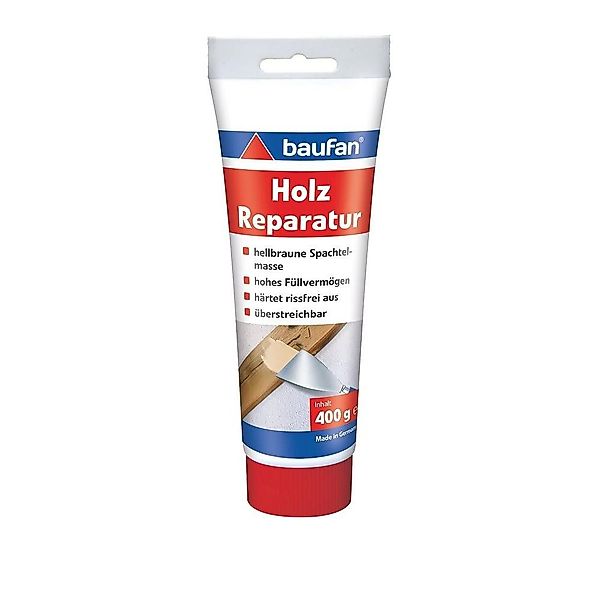 baufan® Spachtelmasse Holzreparatur Holzspachtel 400 g günstig online kaufen