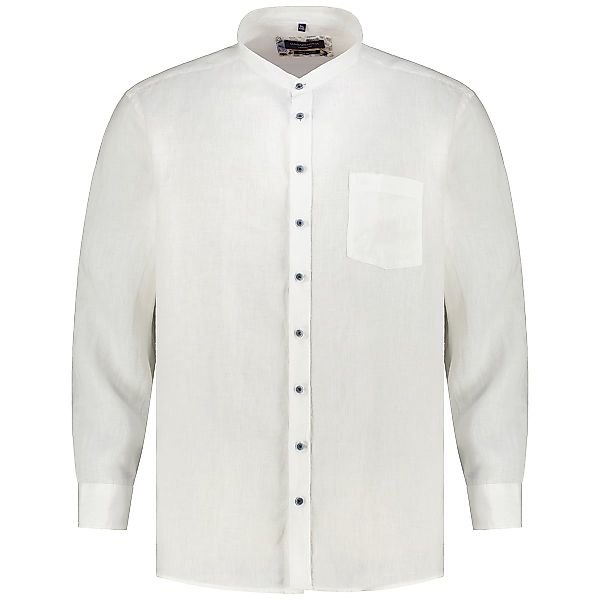 CASA MODA Freizeithemd aus Leinen, Short Style Farbe weiß Größe: 5XL günstig online kaufen