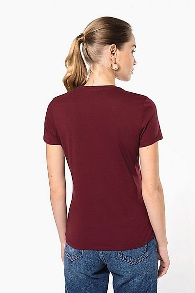 Kariban V-Shirt Damen-T-Shirt BIO150 IC mit V-Ausschnitt günstig online kaufen